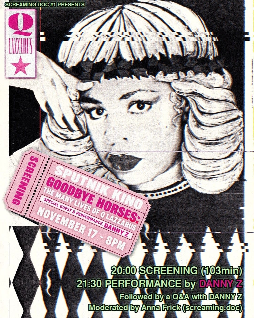GOODBYE HORSES: THE MANY LIVES OF Q LAZZARUS + Performance & Q&A