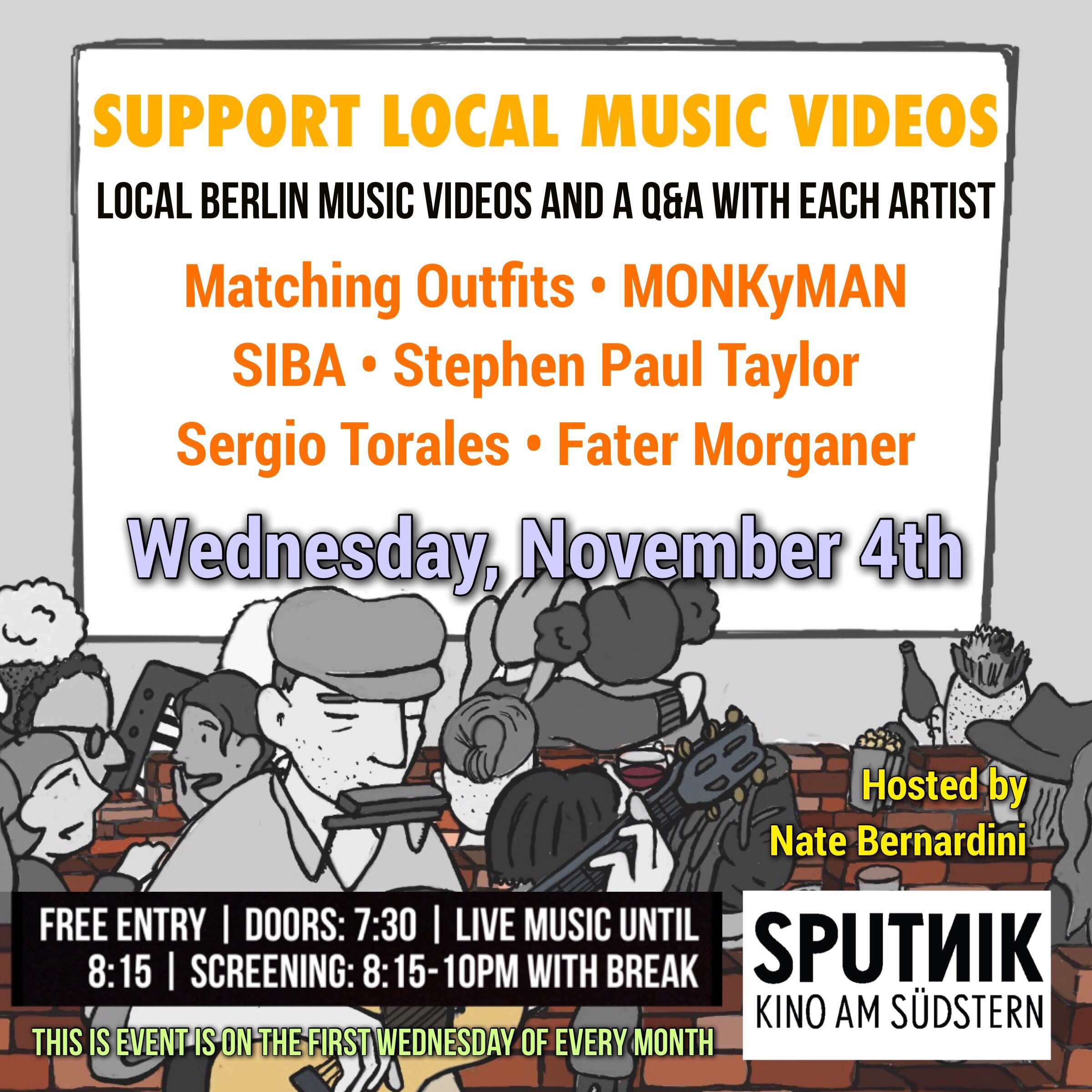 SUPPORT LOCAL MUSIC NIGHT (KINO EDITION)